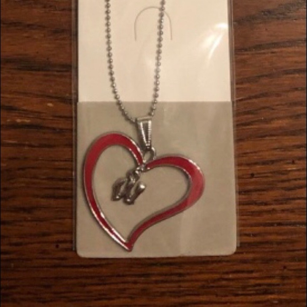 NWT Wisconsin Badger Official Adjustable Necklace